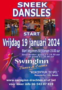 Dansen in De Spil – gaat weer van start vanaf 19-1-2024